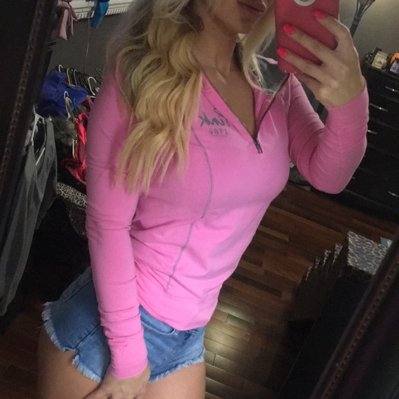 VS pink zip up yoga (worn once) Perfect condition - Picture 3 of 6